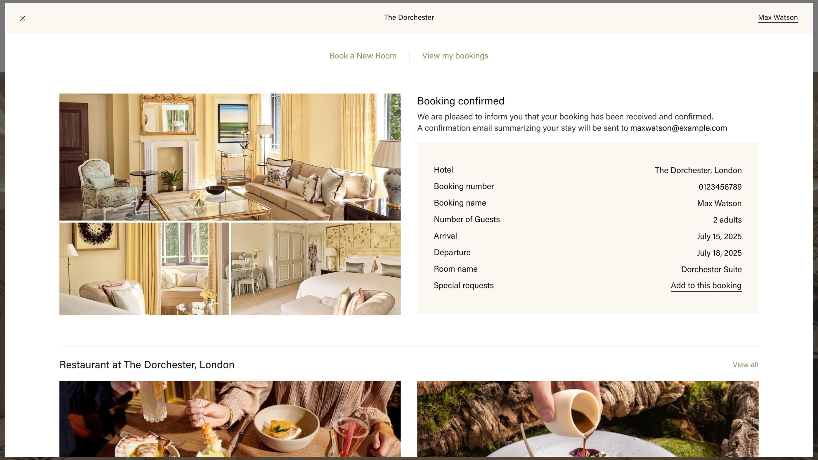Selfbook Station interface